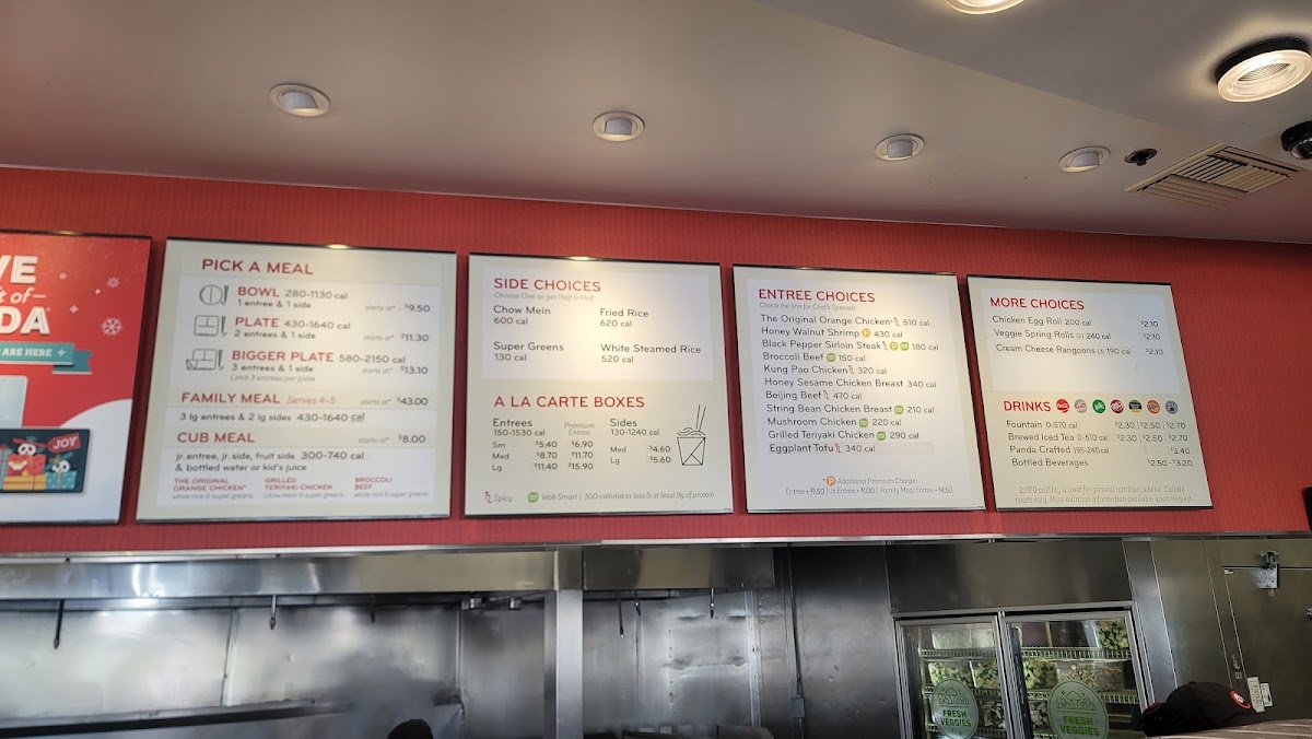 Panda Express Menu 3