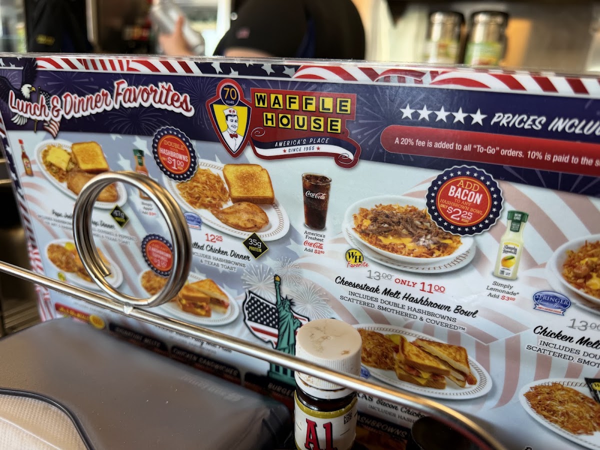Waffle House Menu 1