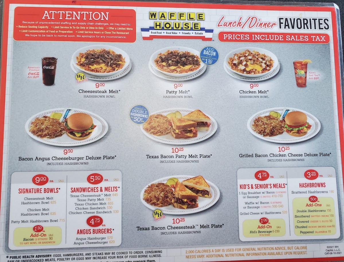 Waffle House Menu 7