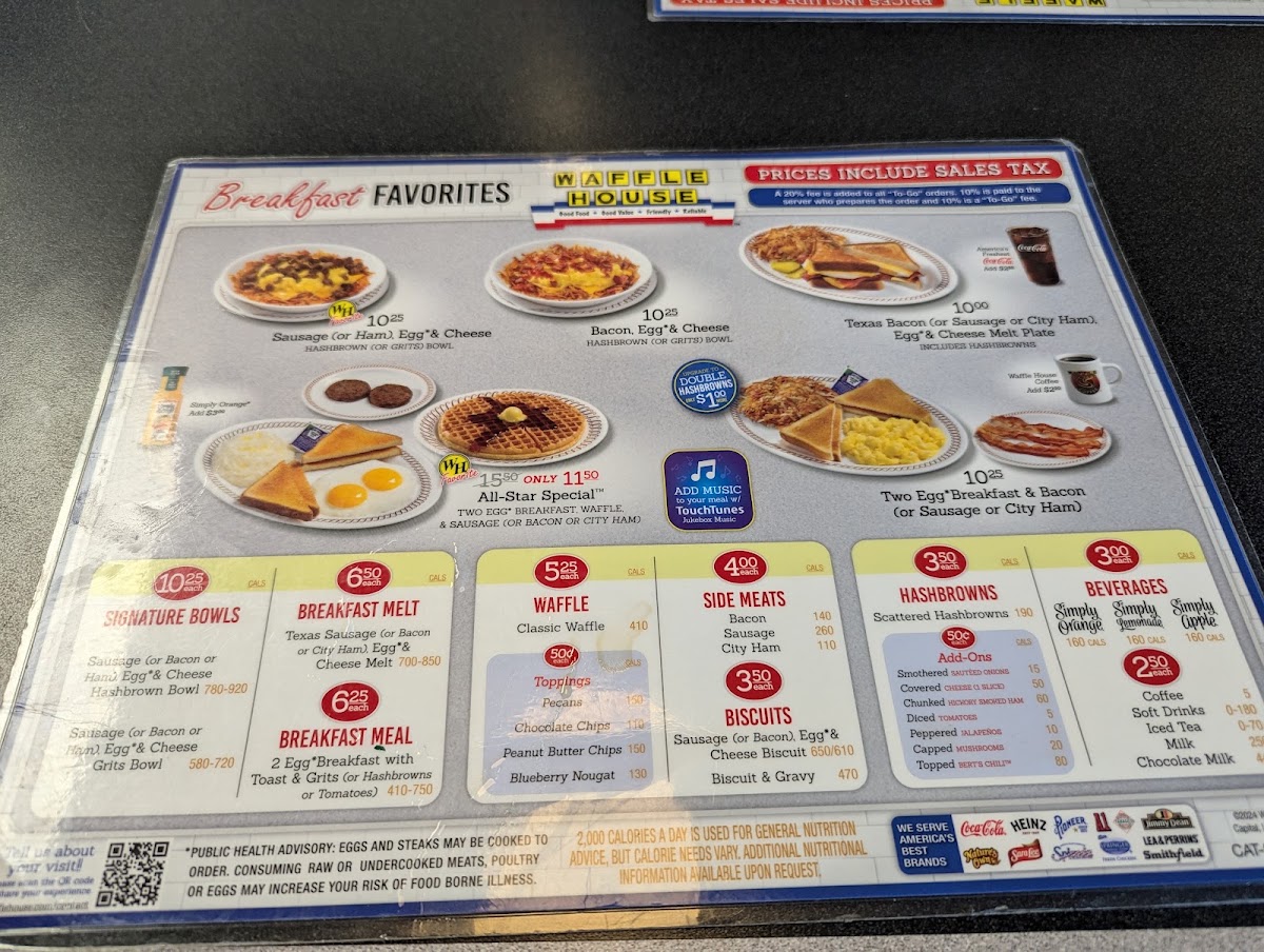 Waffle House Menu 9