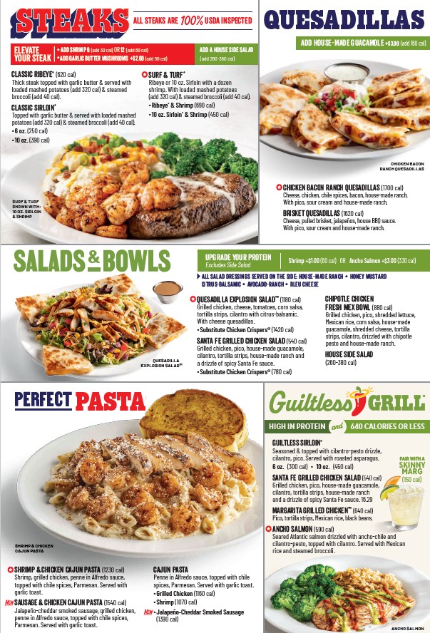 Chili's Grill & Bar Menu 2