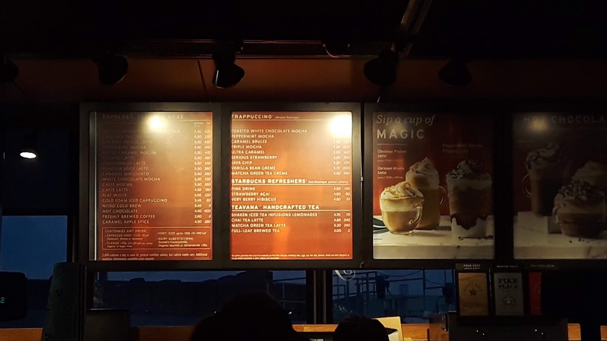 Starbucks Coffee Company Menu 10