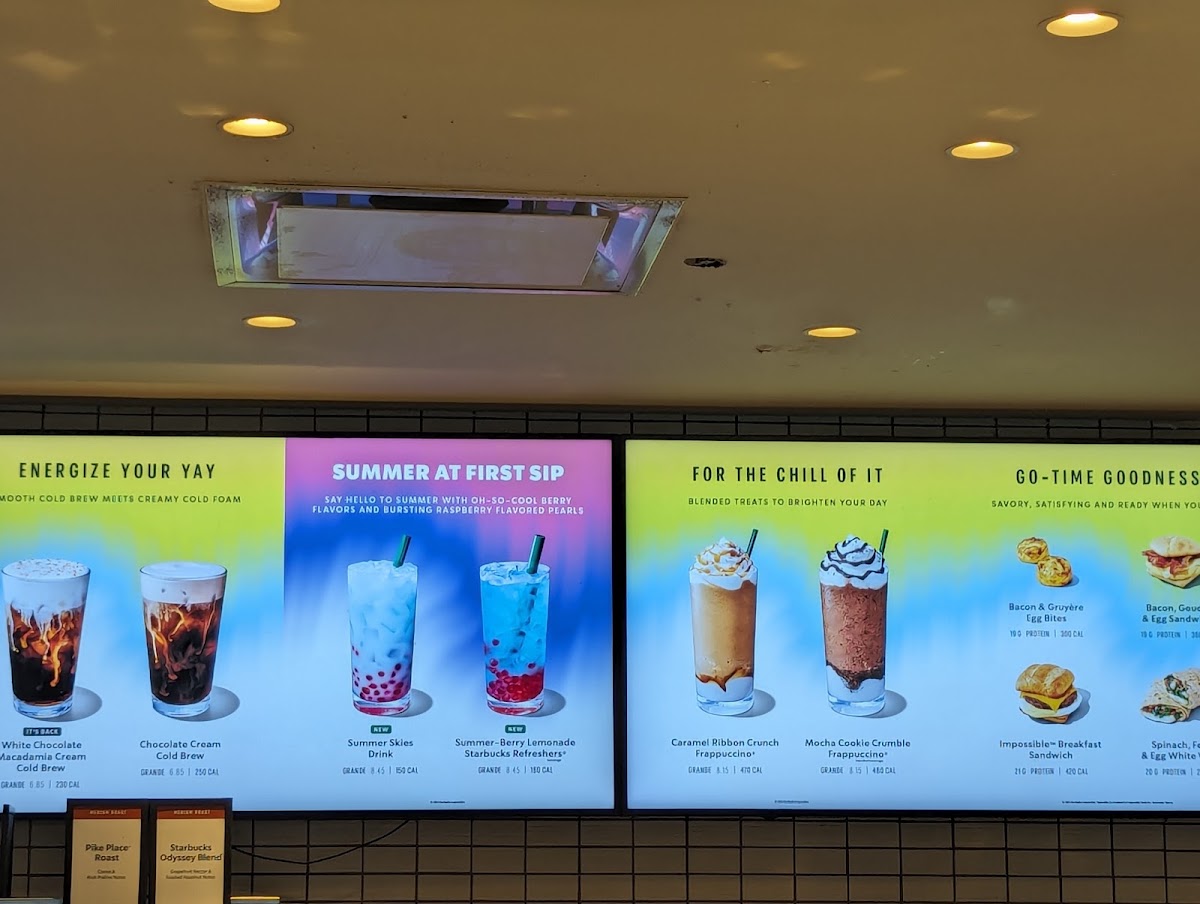Starbucks Coffee Company Menu 8