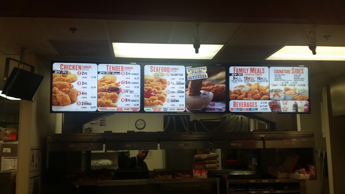 Popeyes Louisiana Kitchen Menu 1