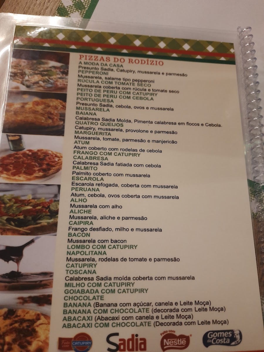 Casa da Pizza Menu 10