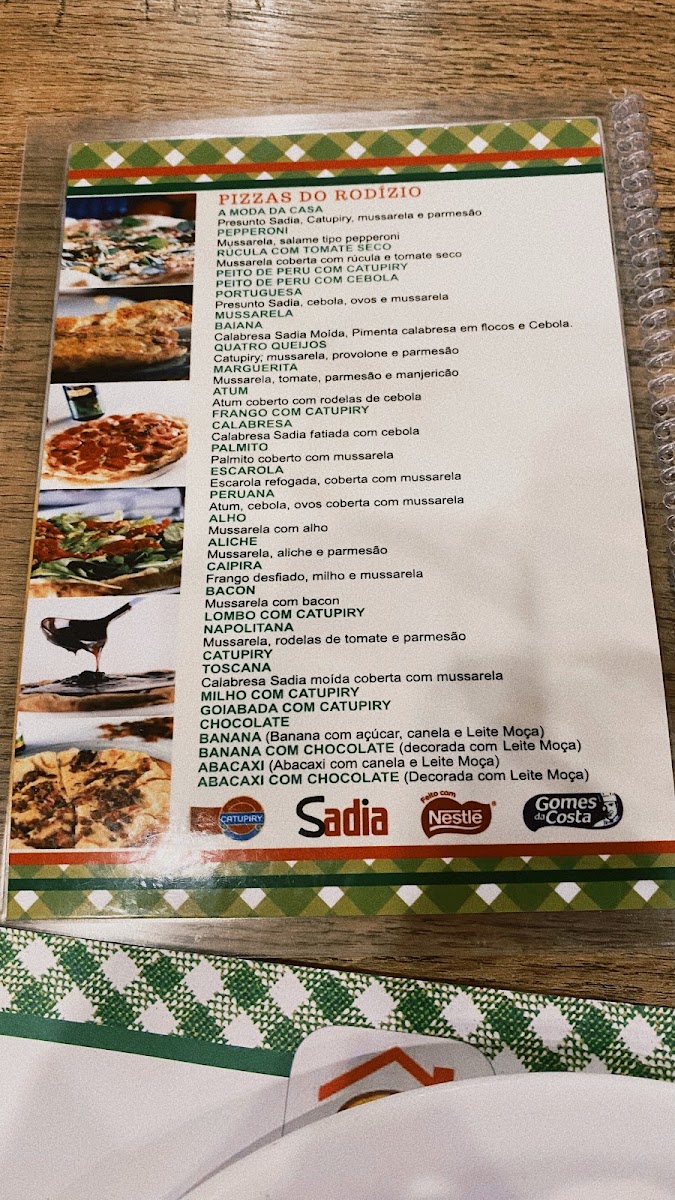 Casa da Pizza Menu 4