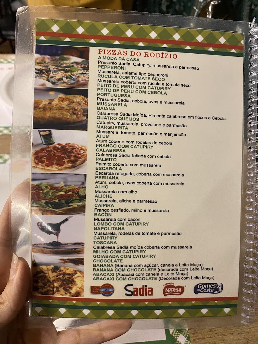 Casa da Pizza Menu 5