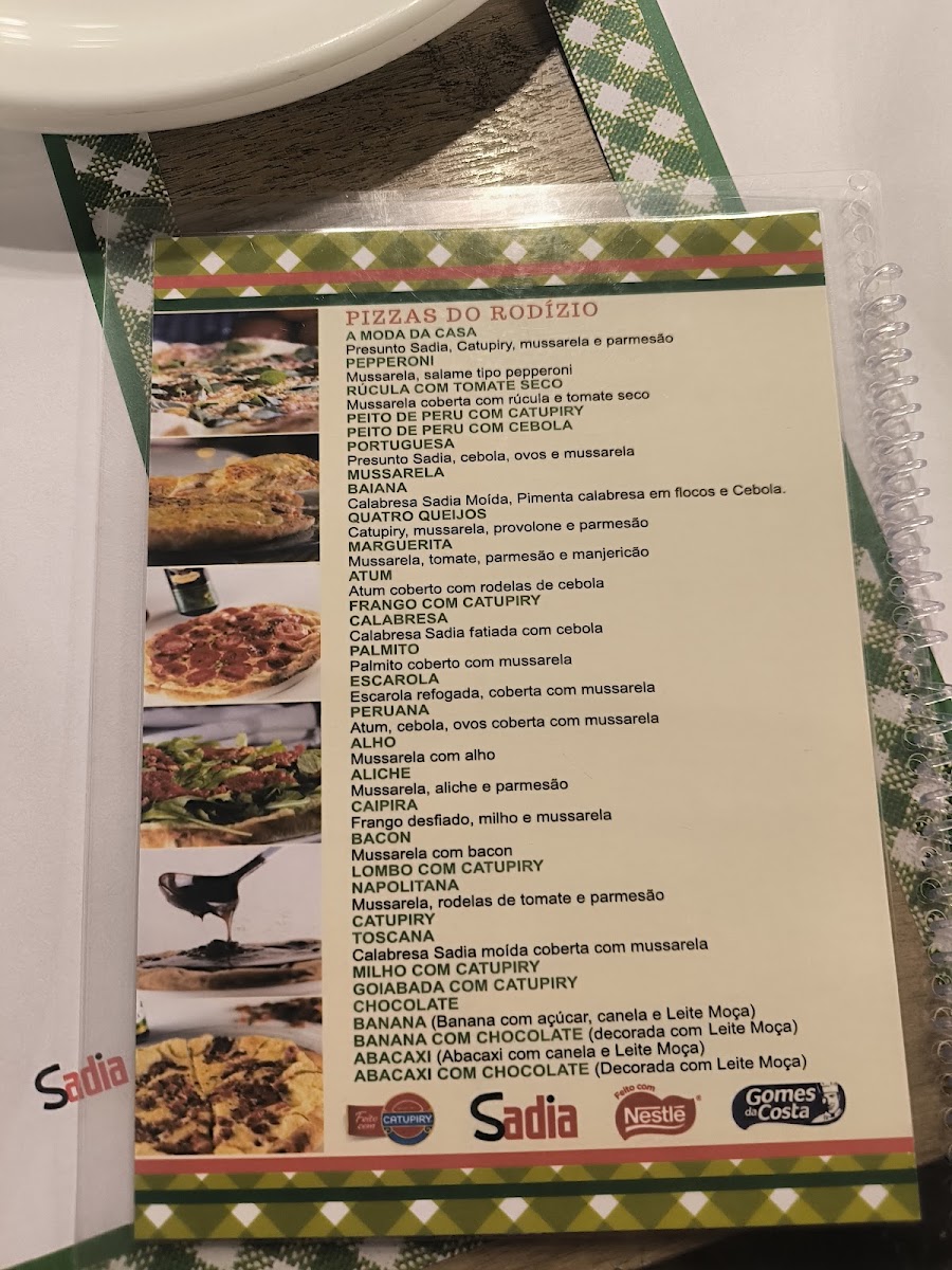 Casa da Pizza Menu 6