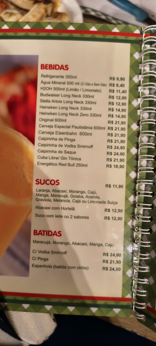 Casa da Pizza Menu 7
