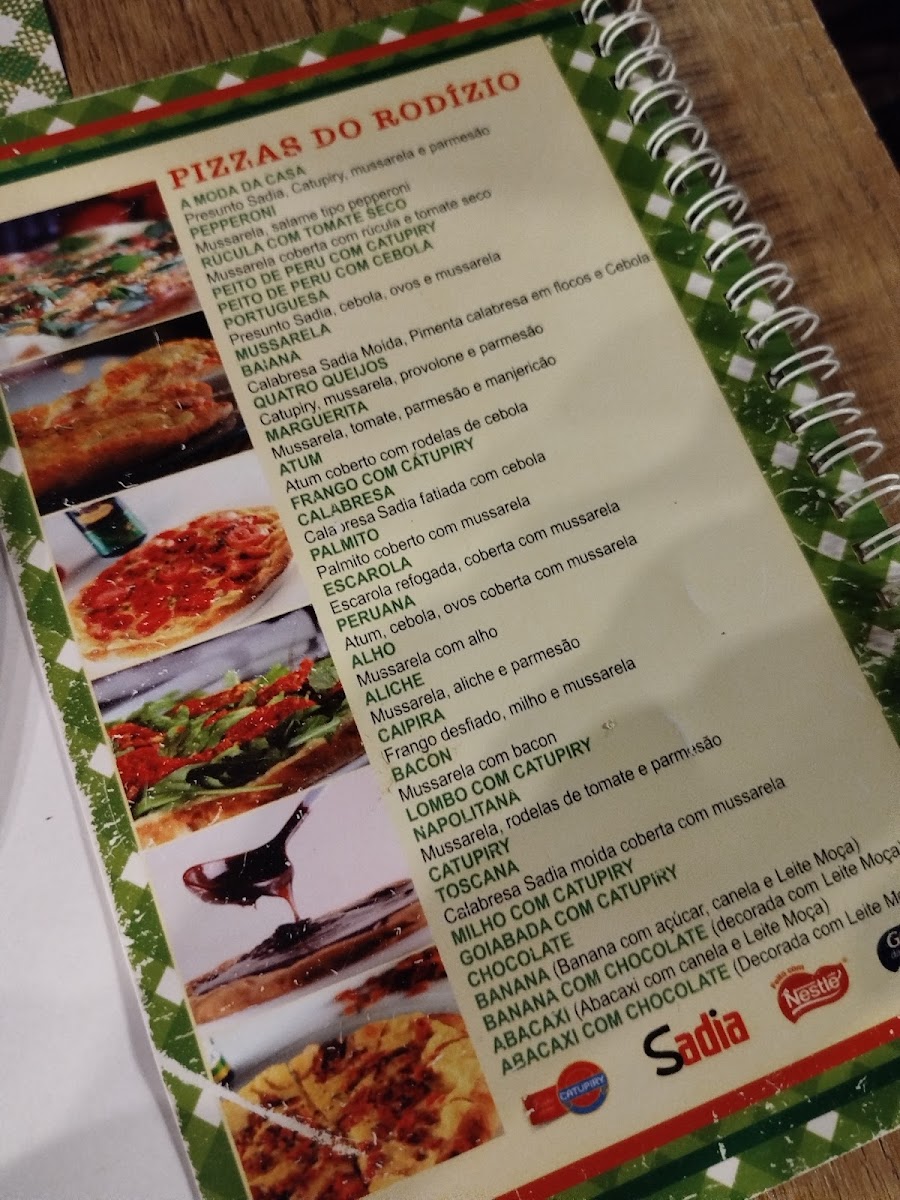 Casa da Pizza Menu 9