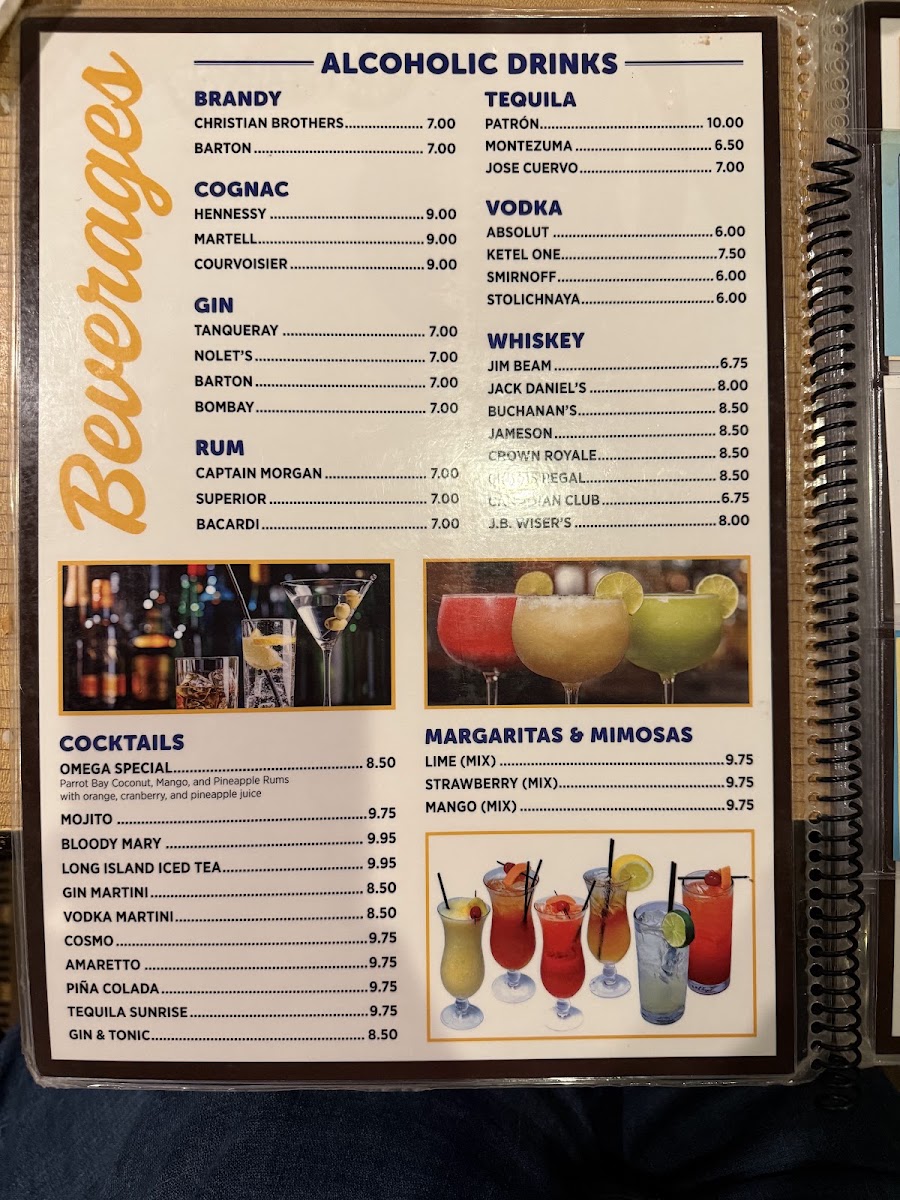 Omega Restaurant & Bakery Menu 4