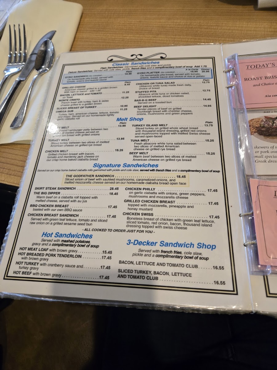 Omega Restaurant & Bakery Menu 9
