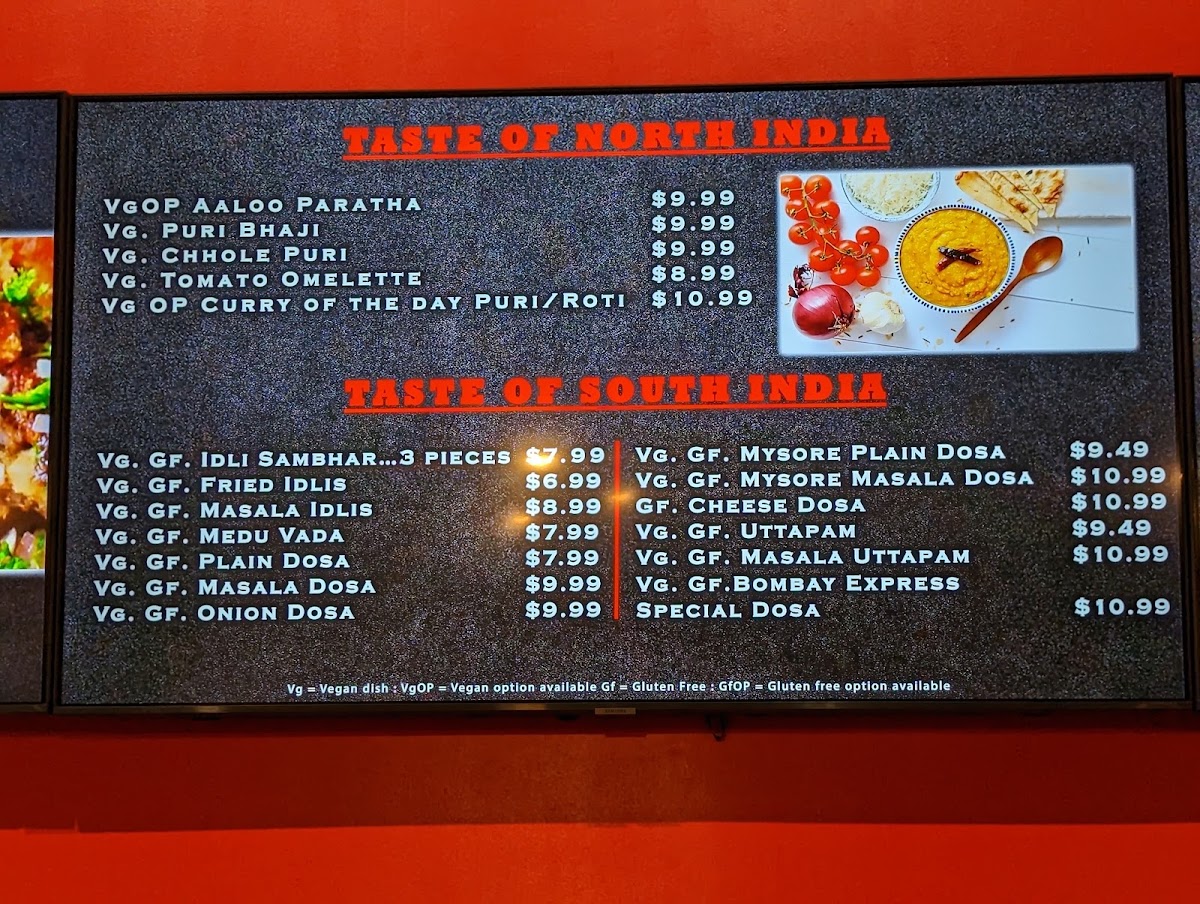 Bombay Express Menu 5