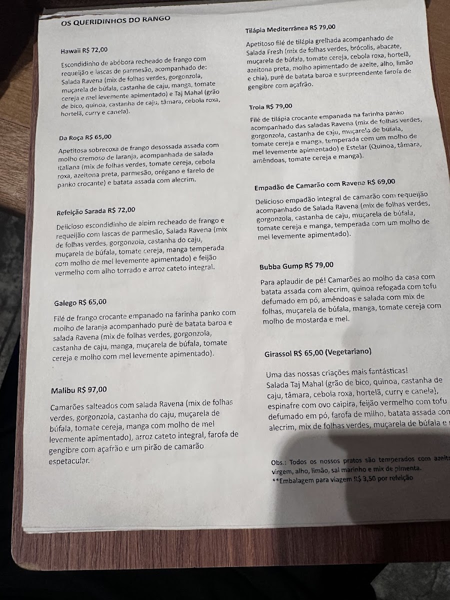Rango Sarado - Flamengo Menu 2