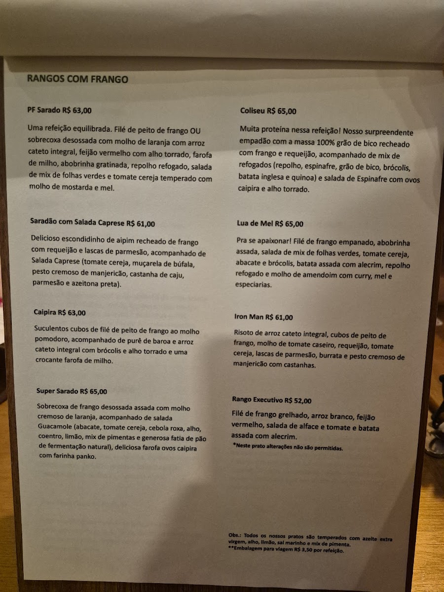 Rango Sarado - Flamengo Menu 3