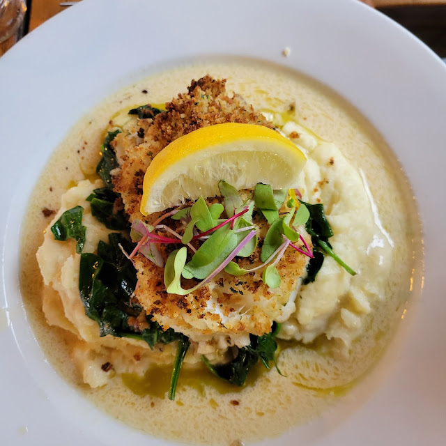 Garlic Crusted Codfish