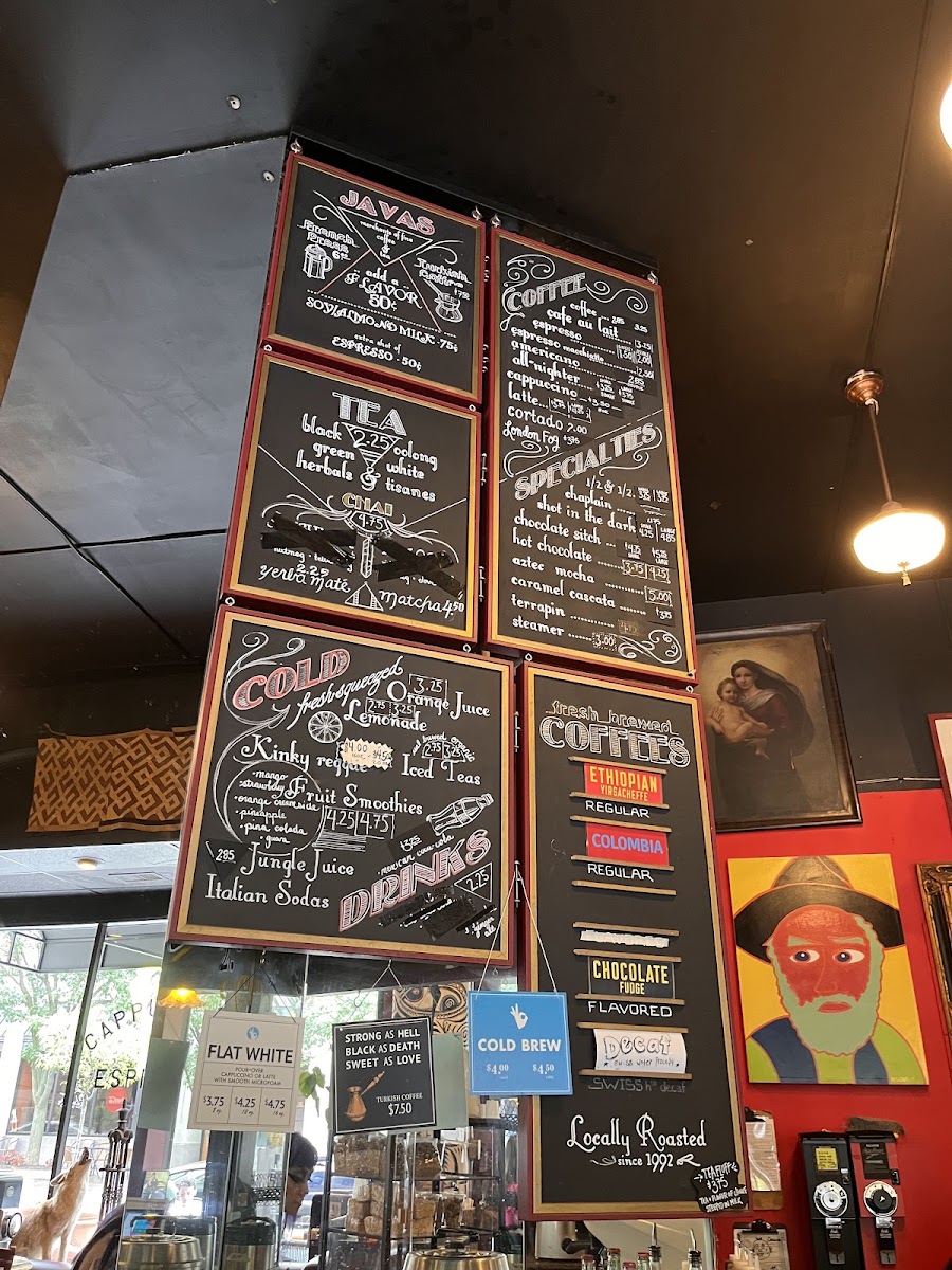 Java's Cafe Menu 4