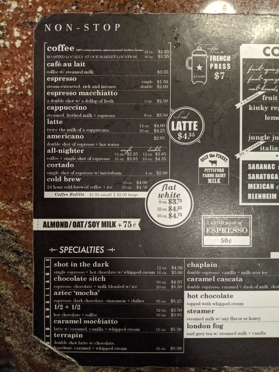 Java's Cafe Menu 6