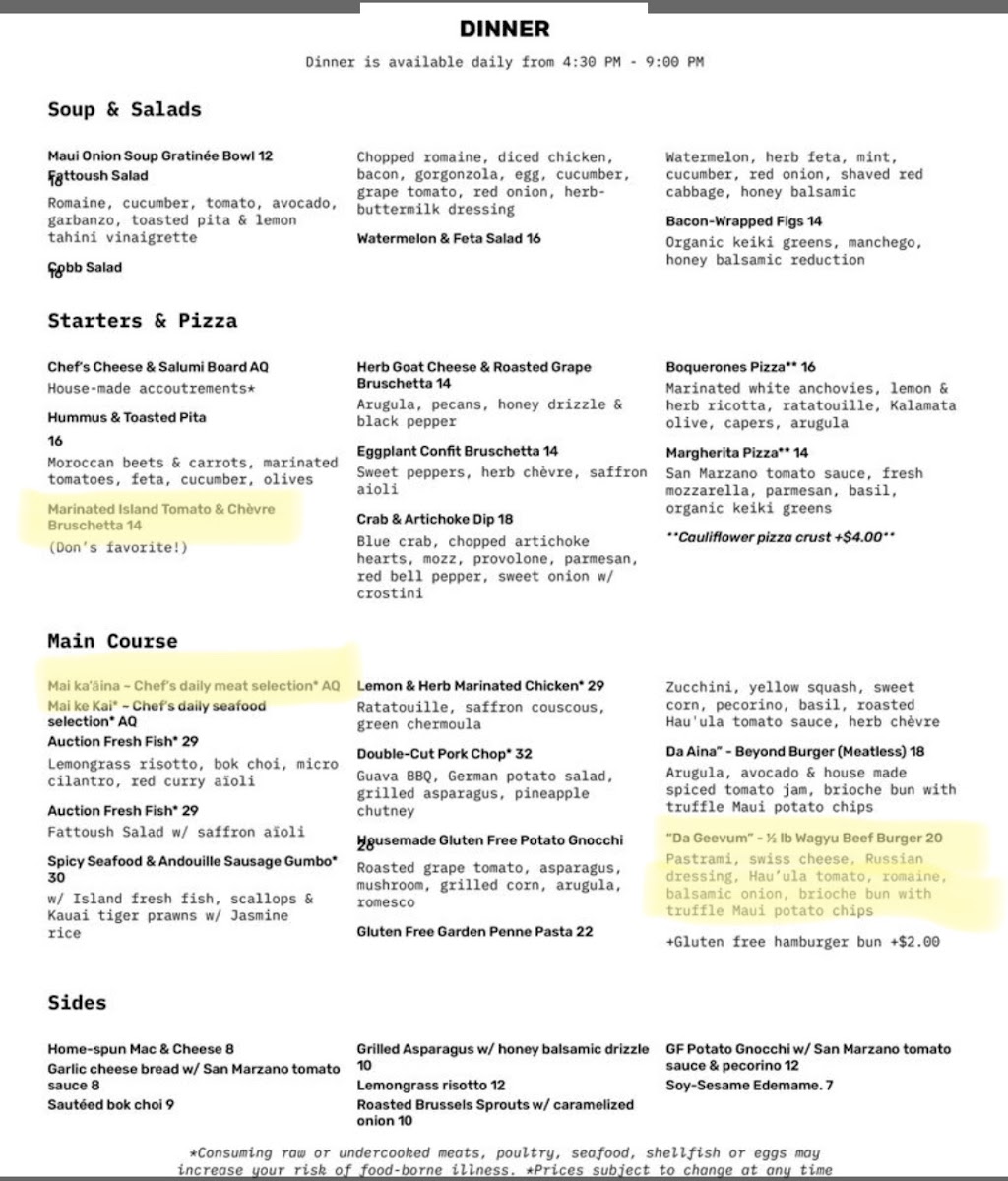 Kalapawai Cafe & Deli Menu 10