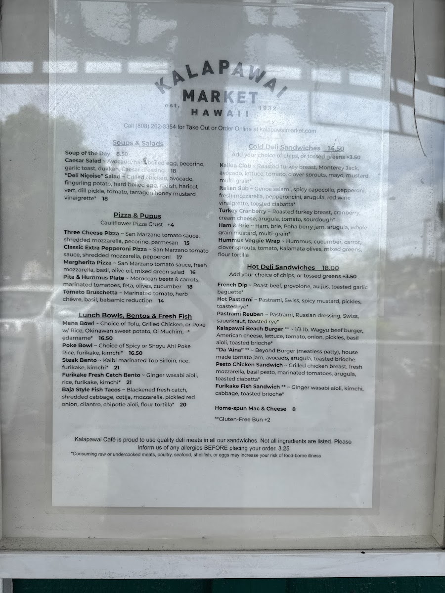 Kalapawai Cafe & Deli Menu 8