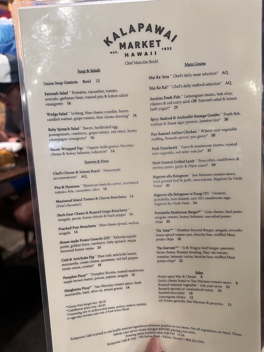 Kalapawai Cafe & Deli Menu 9