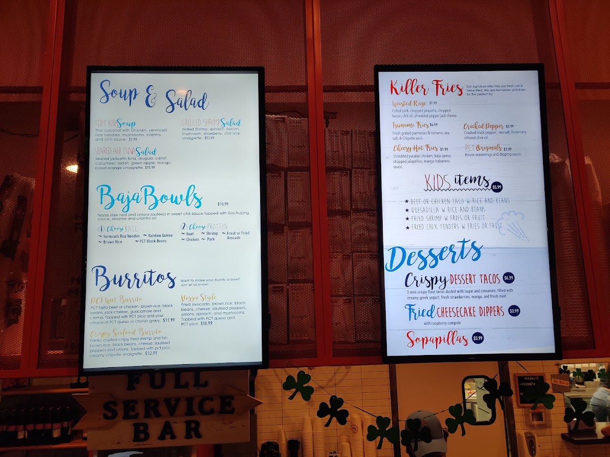 Pacific Coast Tacos Menu 5