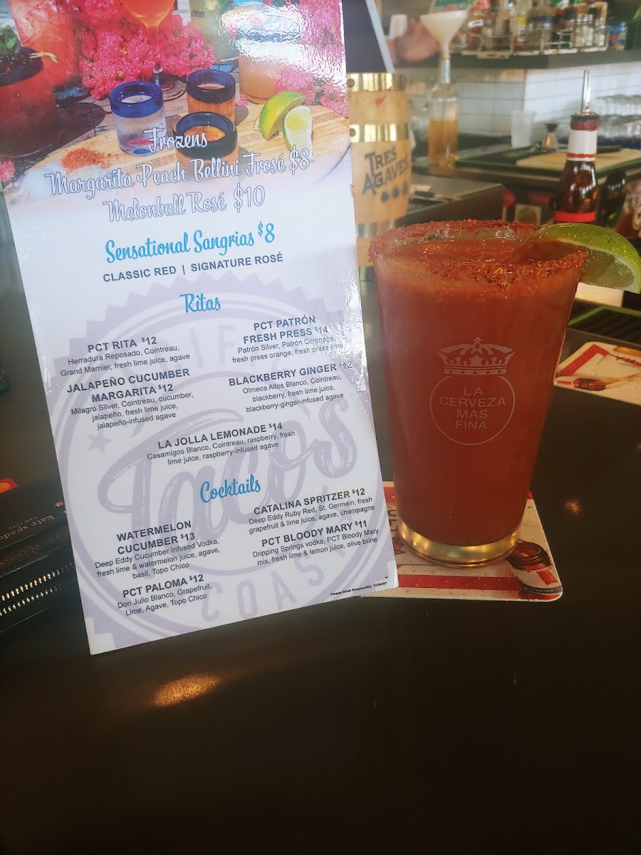 Pacific Coast Tacos Menu 9