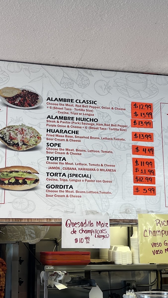 Tacos Huicho Menu 2