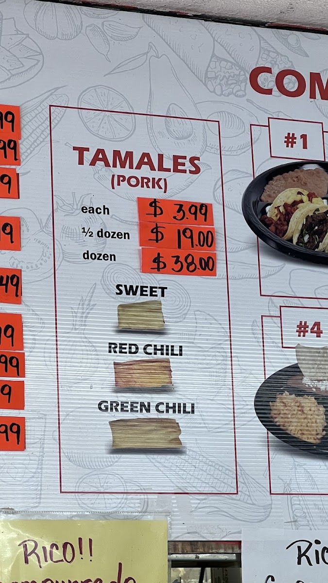 Tacos Huicho Menu 3