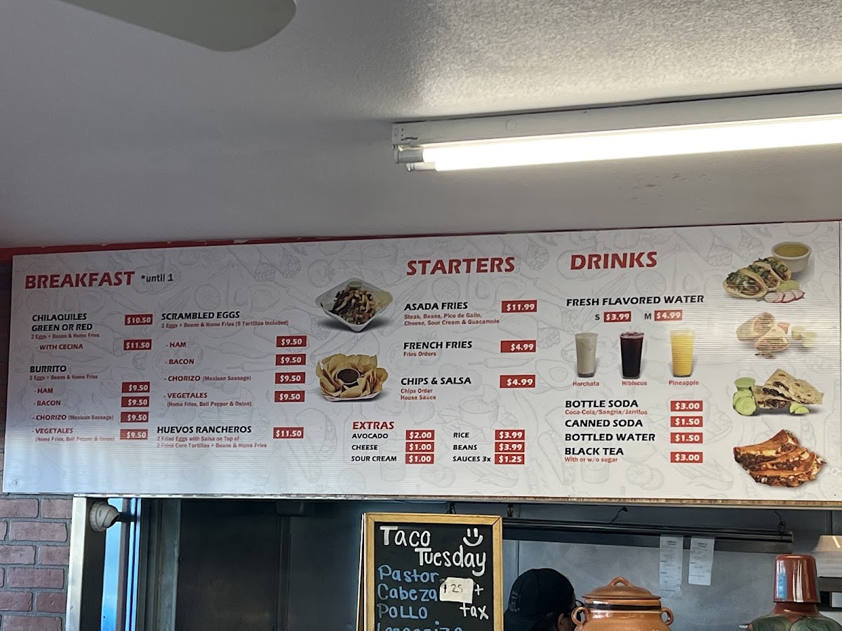 Tacos Huicho Menu 7