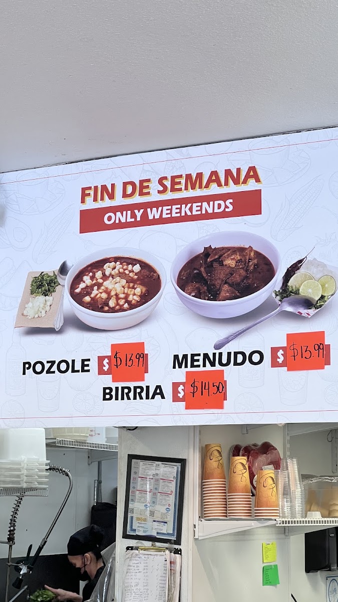 Tacos Huicho Menu 8