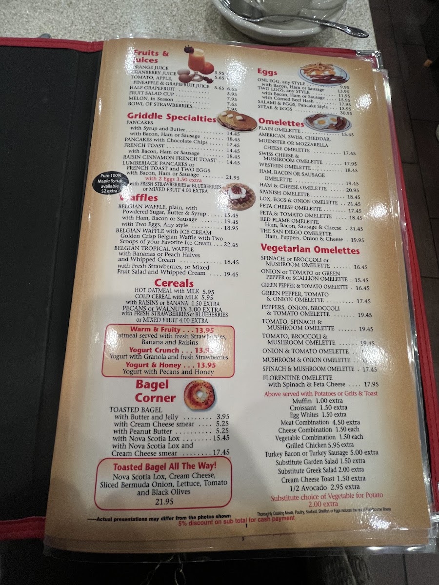 The Red Flame Menu 10