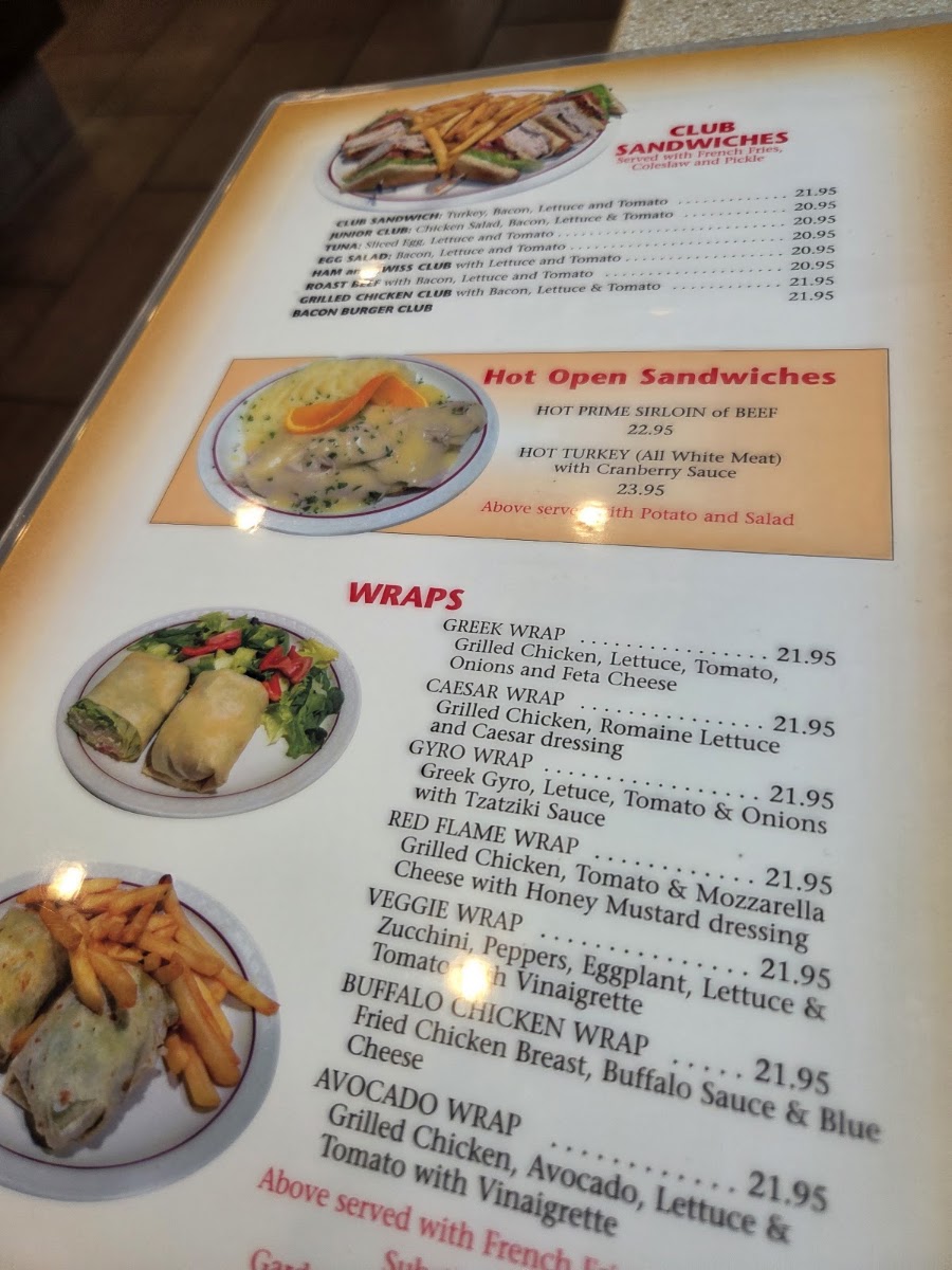 The Red Flame Menu 3
