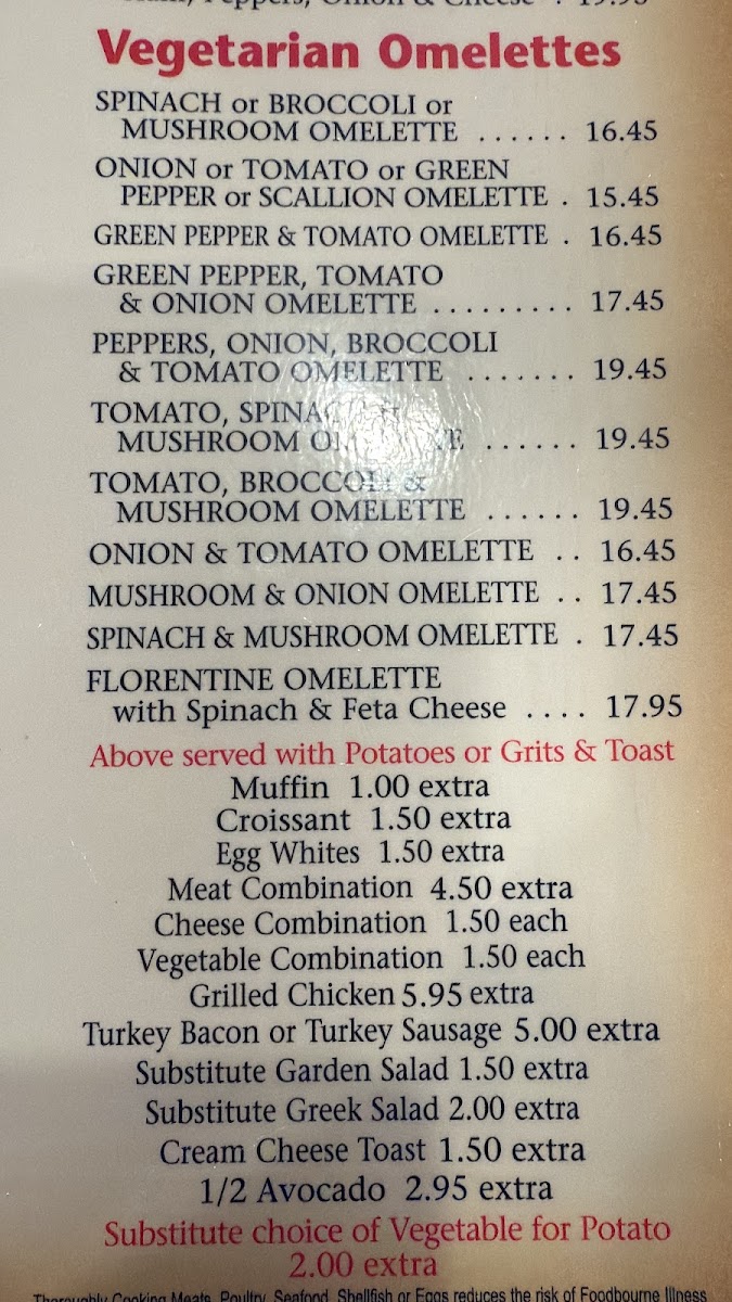 The Red Flame Menu 8