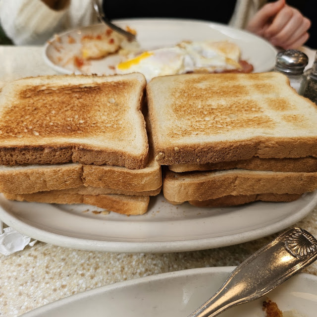 French Toast and Two Eggs