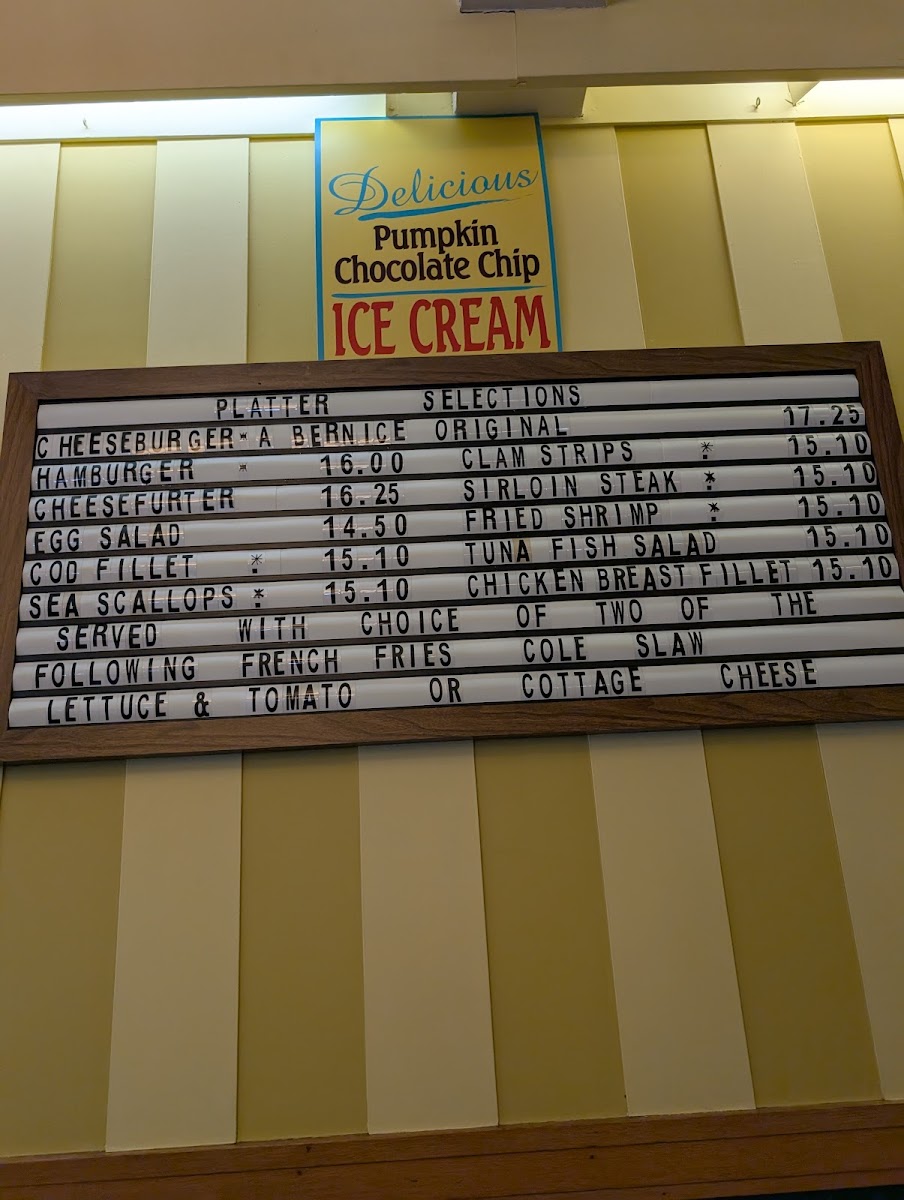 Shady Glen Restaurant and Ice Cream Parlor Menu 4