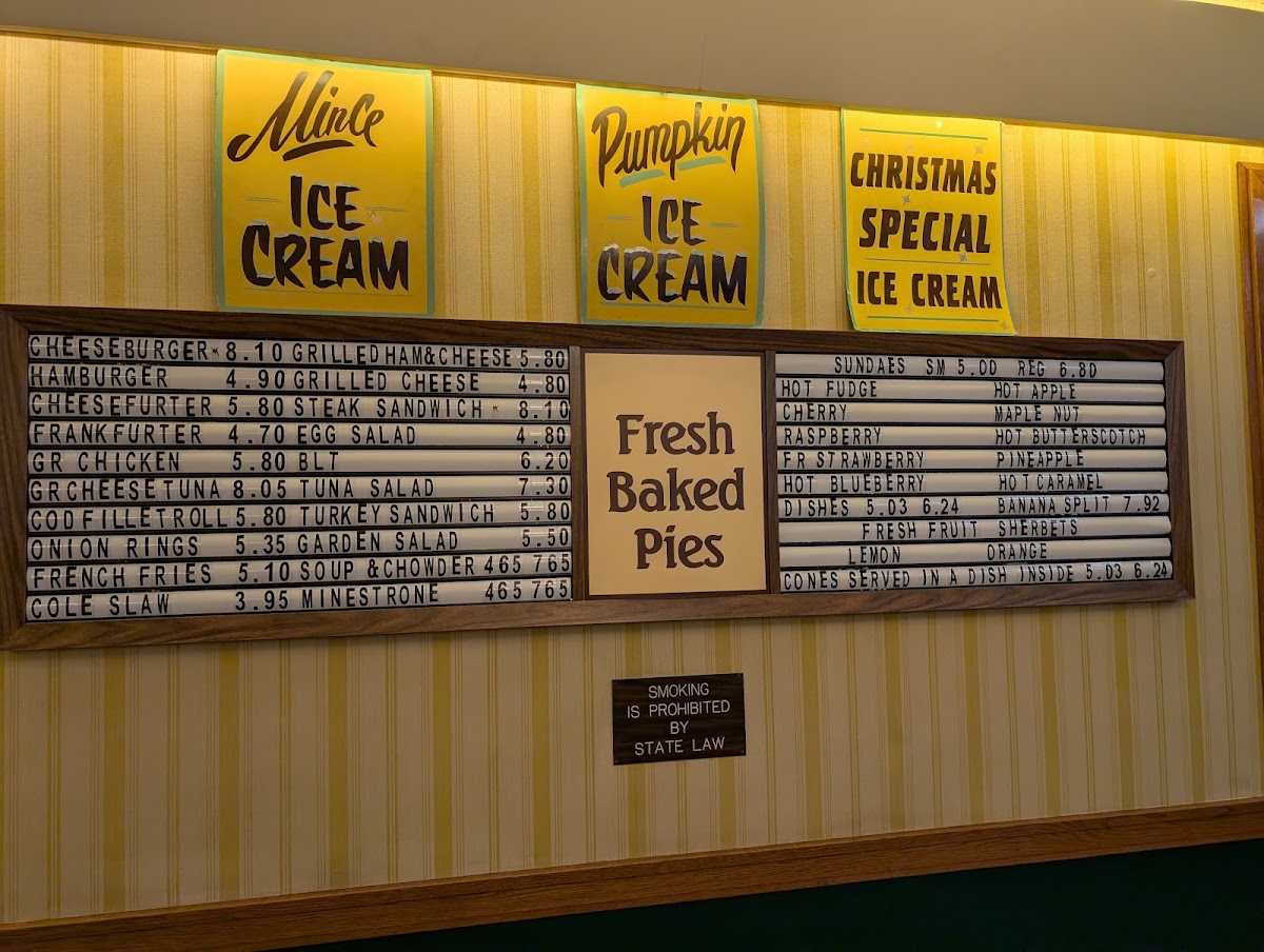 Shady Glen Restaurant and Ice Cream Parlor Menu 6
