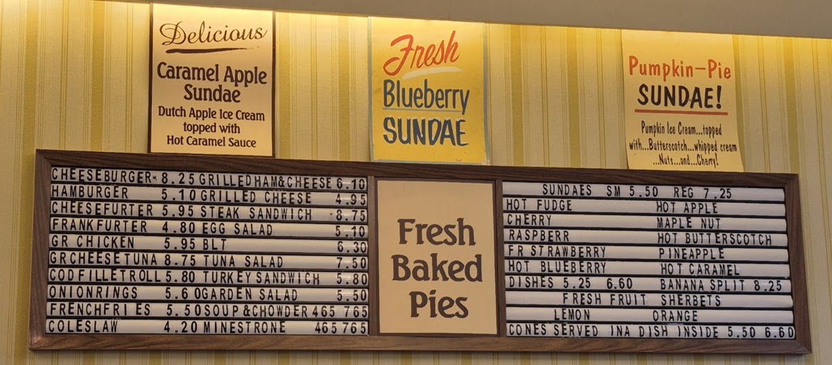 Shady Glen Restaurant and Ice Cream Parlor Menu 7