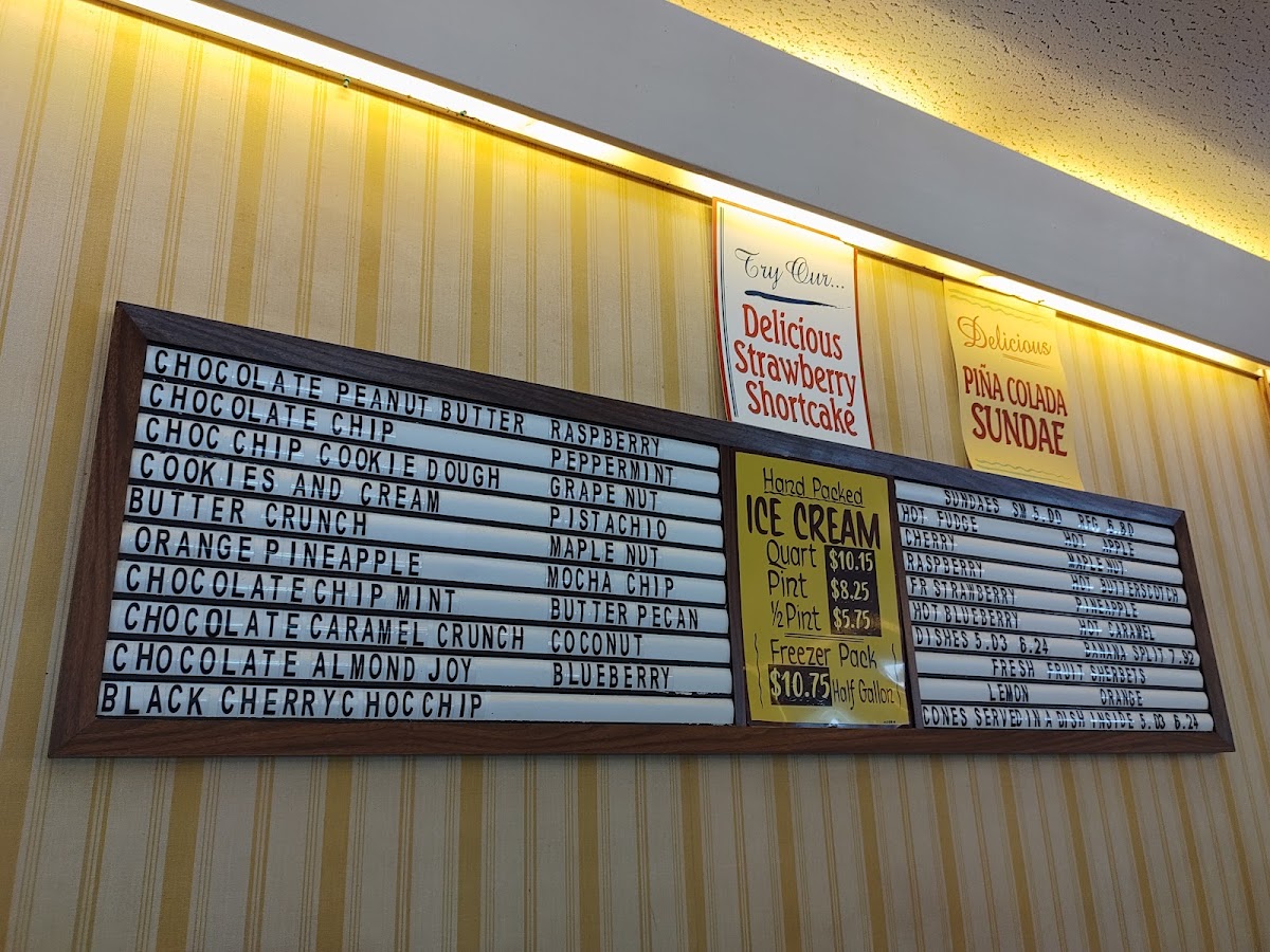 Shady Glen Restaurant and Ice Cream Parlor Menu 9