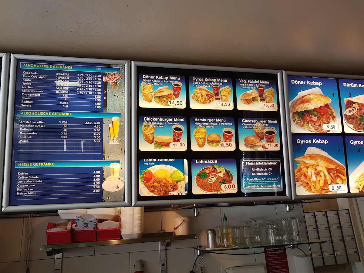Steinegrill Menu 8