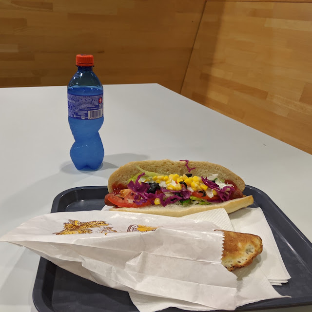 Hot Dog and Samosa