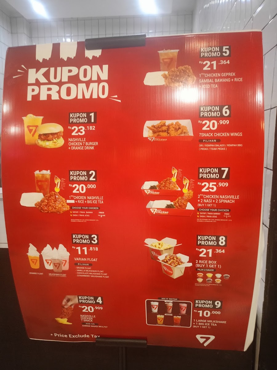 7 Seven Chicken Menu 4