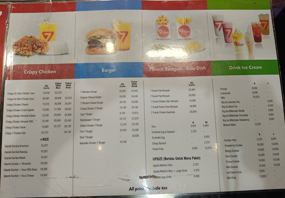 7 Seven Chicken Menu 5