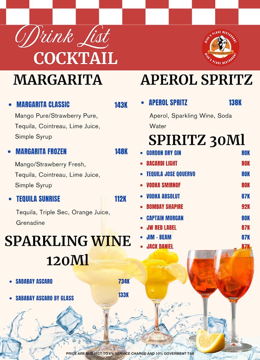 Nick's Place Nusa Lembongan Menu 7