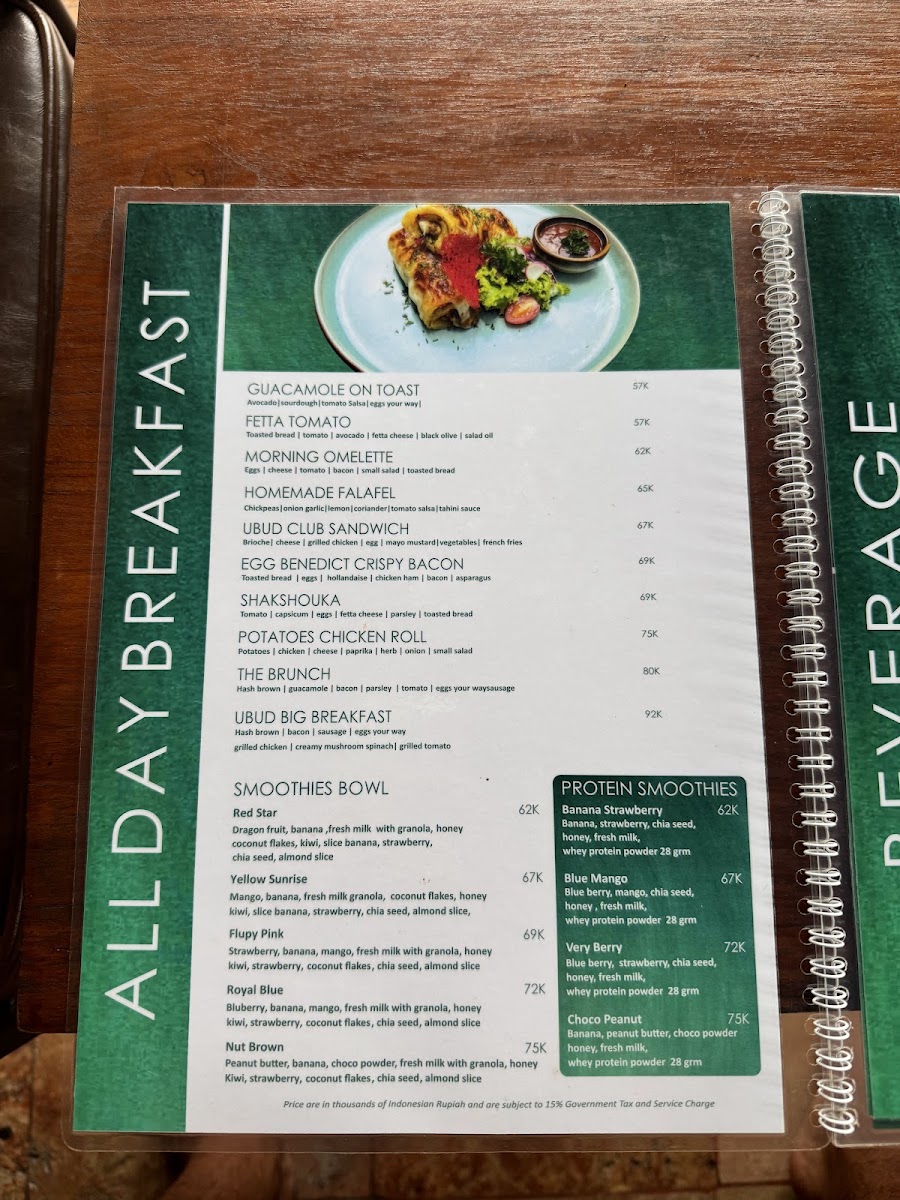 Suka Kopi Ubud Menu 4