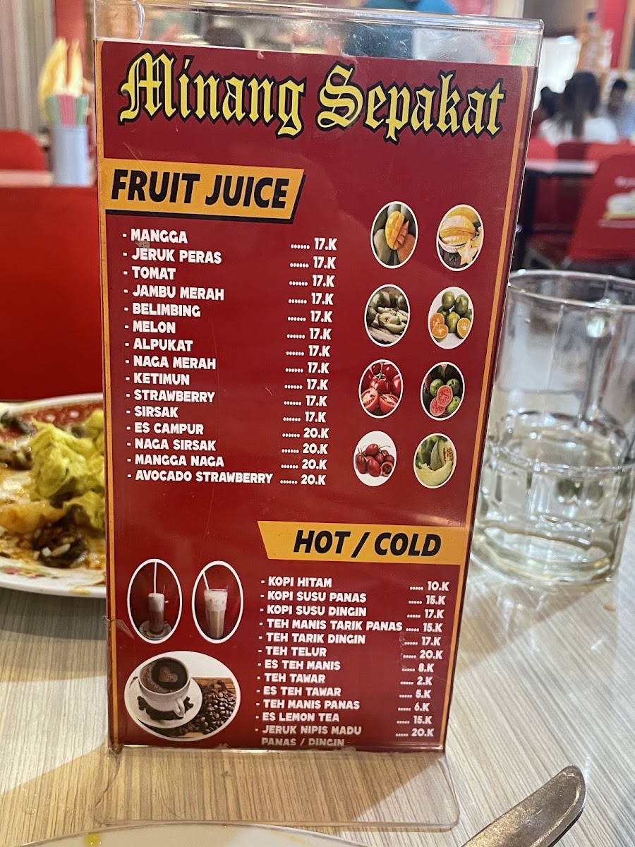 Rumah Makan Minang Sepakat Menu 2