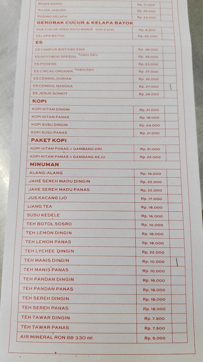 Bakso Bintang Asia Menu 8