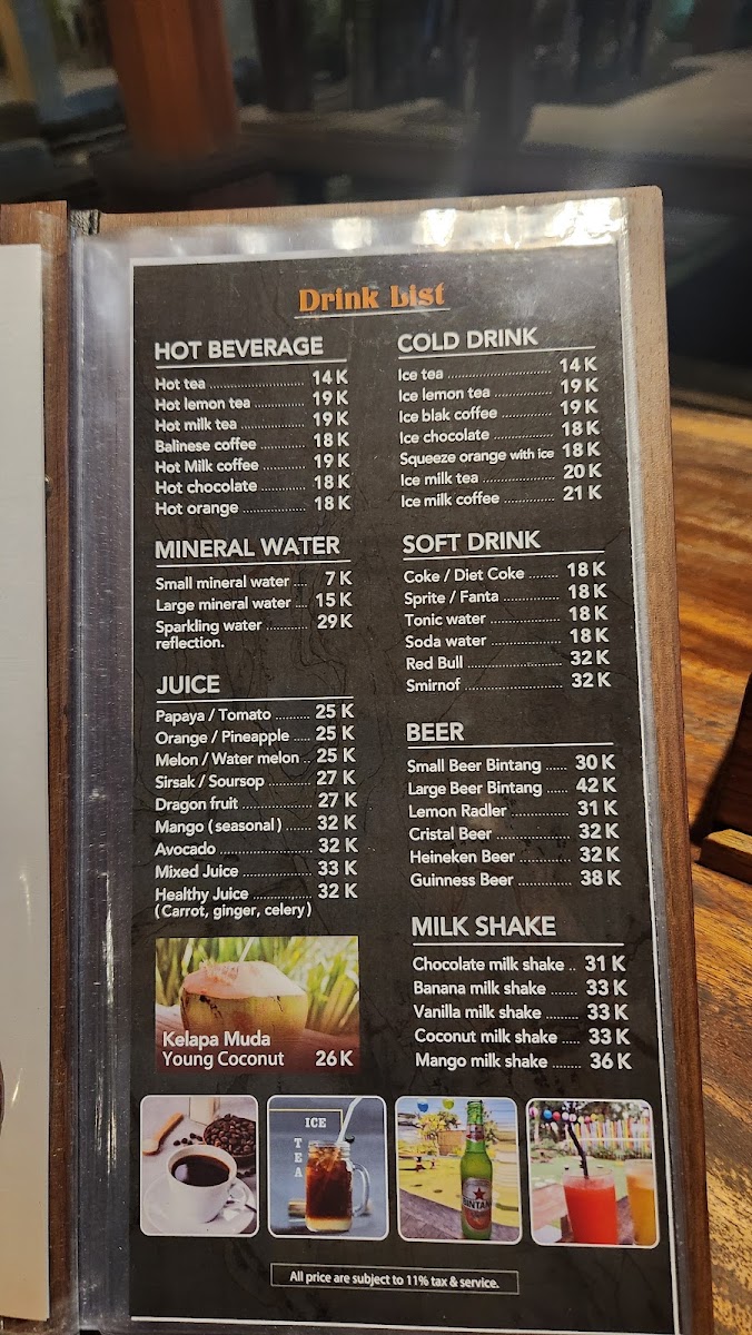 Warung Jembung Bali - The Hidden Diamond of Bali Menu 1