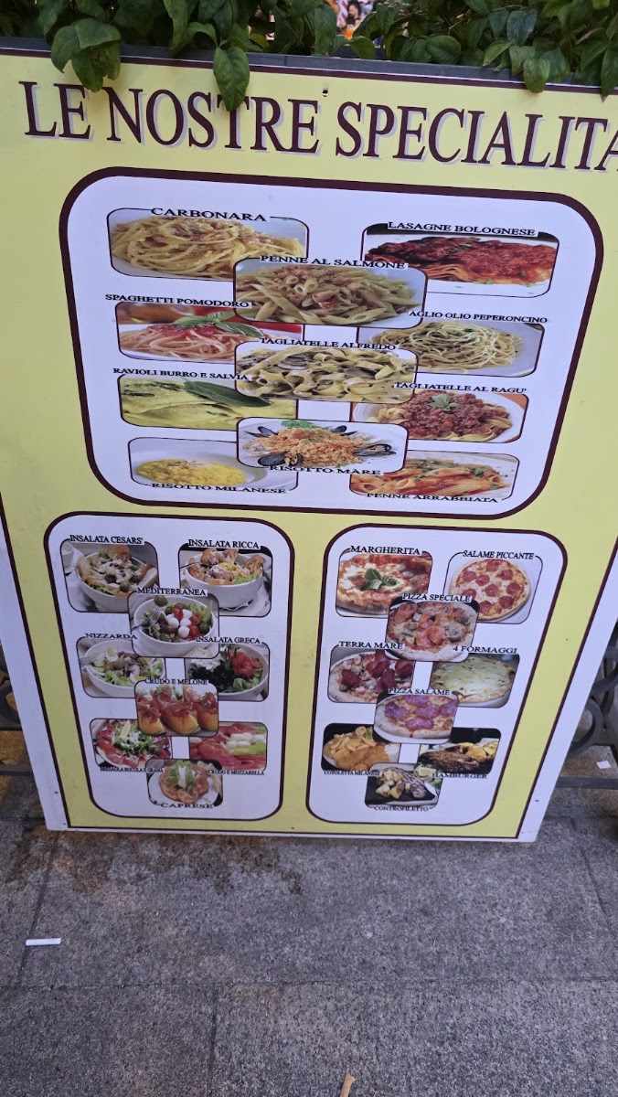 Le Tre Gazzelle Menu 10