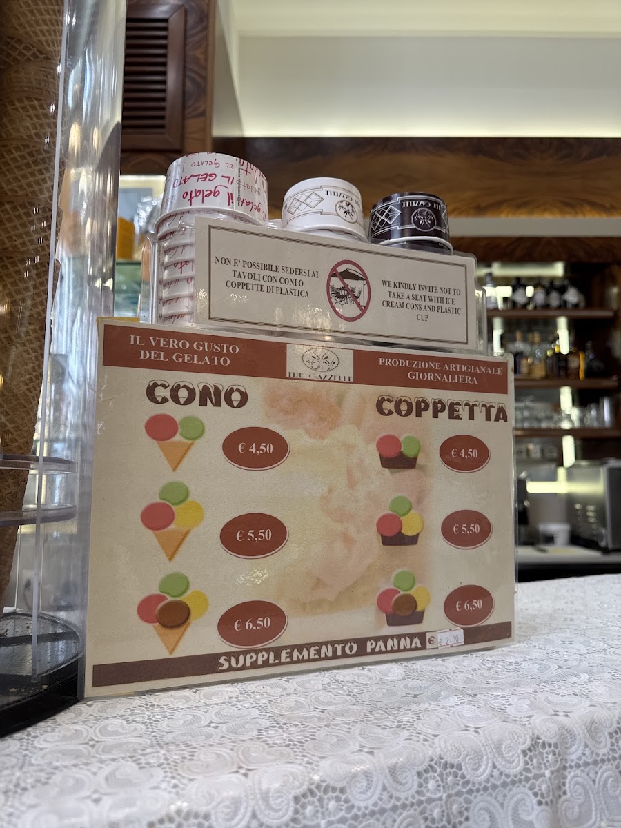 Le Tre Gazzelle Menu 9